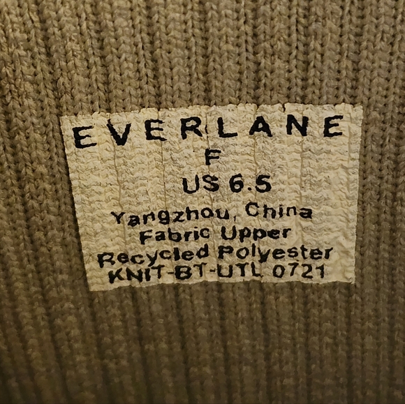 New Everlane The Utility Boot in ReKnit Women's Ankle Boots in Stone Size 6.5 - Picture 9 of 10